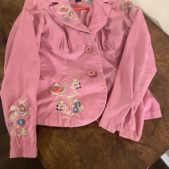 Vtg Bisou Bisou Floral Embroidery Jacket - Picture 5 of 5